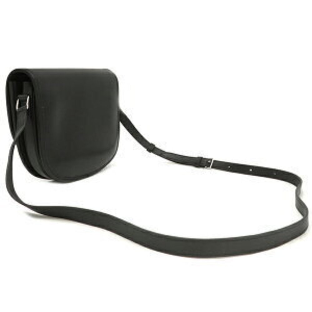 Celine Besas Triomphe Shoulder Bag Black Calfskin Flap Crossbody Bag - Picture 2 of 9